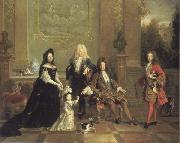 French school Louis XIV and his Heirs Germany oil painting artist